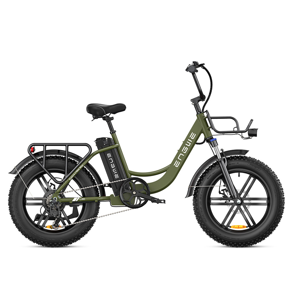 Engwe L20 250W 20" Bicicletta elettrica passo-passo 13Ah Fat E-Bike