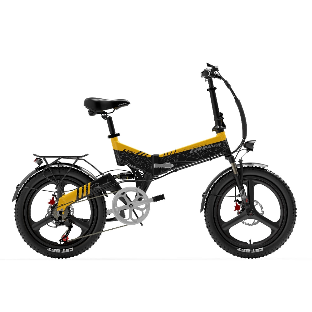 Lankeleisi G650 500W 20" Bicicleta eléctrica plegable City E-bike 12.8Ah