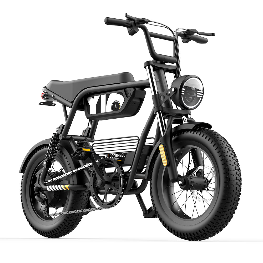 Coswheel Y16 16" Fat Bike z pełnym zawieszeniem, elektryczny rower górski EMTB 720 Wh