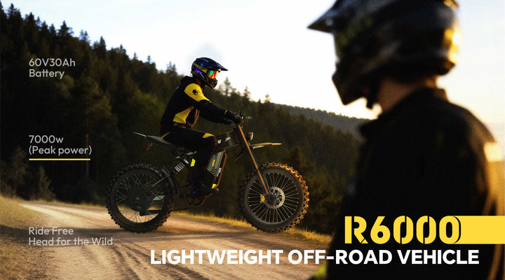 Coswheel R6000 17" Elektro-Geländemotorrad 1800 Wh E-Mountainbike