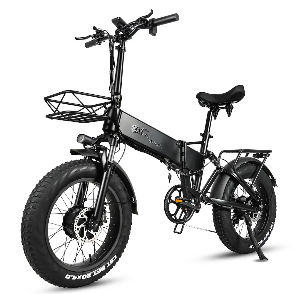 CMACEWHEEL RX20 Max-T 750Wx2 20" Fat Bike 864Wh Összecsukható E Mountain Bike 48V18Ah Akkumulátor
