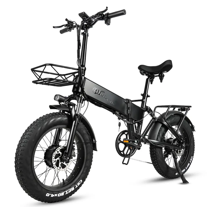 CMACEWHEEL RX20 Max-T 750Wx2 Bicicleta Fat de 20" Bicicleta eléctrica de montaña plegable 864Wh Batería 48V 18Ah