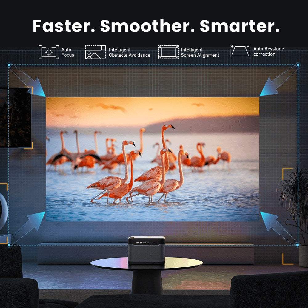 Proyector doméstico láser Dangbei Mars Pro 4K 1800 lúmenes ISO compatible con 3D