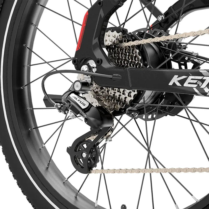 Lankeleisi KETT-8 26" Bicicletta Elettrica Urbana 960Wh Tutto Terreno SUV E-Bike con Sensore di Coppia Batteria 48V 20Ah