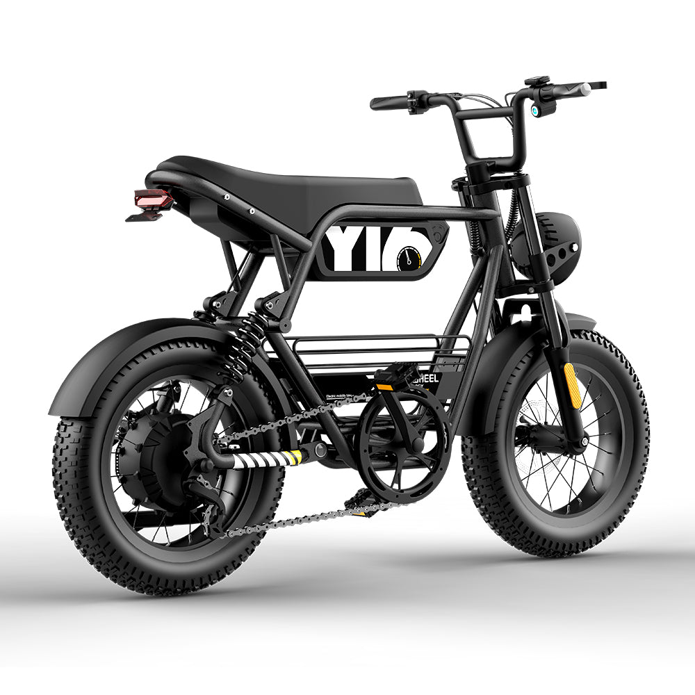 Coswheel Y16 16" Fat Bike z pełnym zawieszeniem, elektryczny rower górski EMTB 720 Wh
