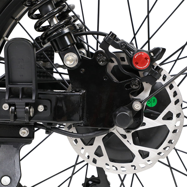 OneSport W66 500W 20" Fat Bike 648Wh VTT Électrique à Suspension Complète Batterie 48V 13.5Ah Support d'Application