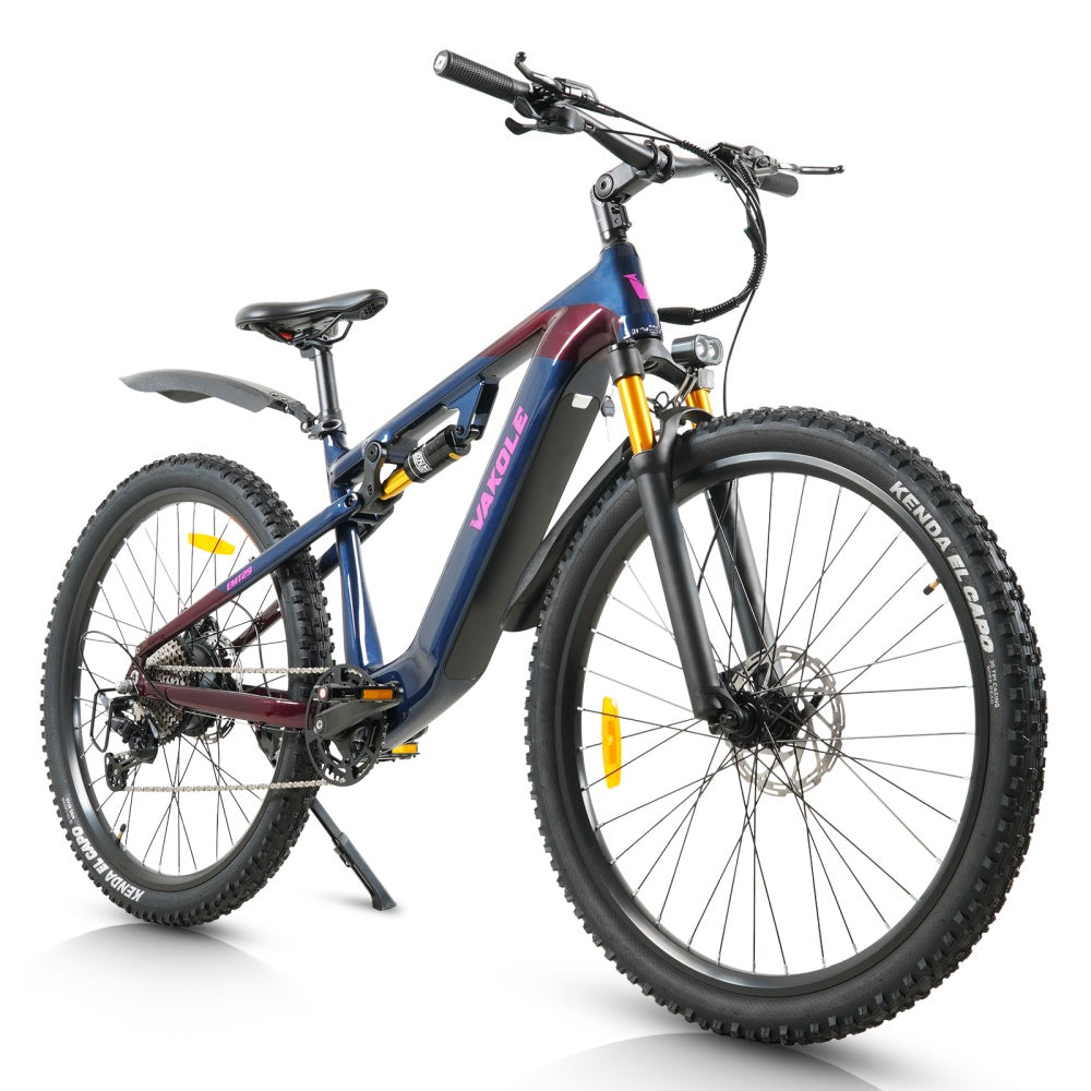 Vakole EMT29 12s 250W 29" E-Mountain Bike 691Wh Cross-Country Full Suspension EMTB with Torque Sensor 48V 14.4Ah Battery