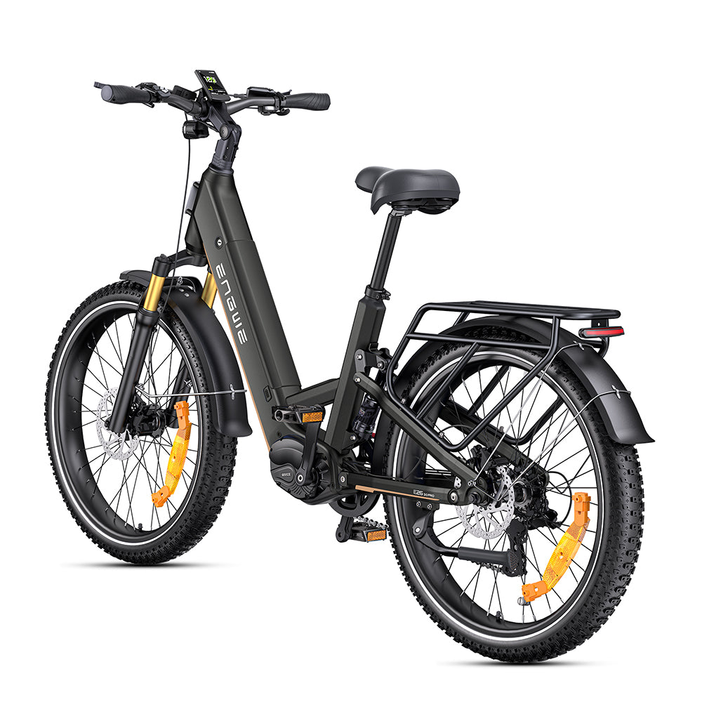 Engwe E26 3.0 Pro 250W Mivice Mid-Drive All Terrain SUV Smart E-Bike with Full Suspension 48V 15Ah Battery