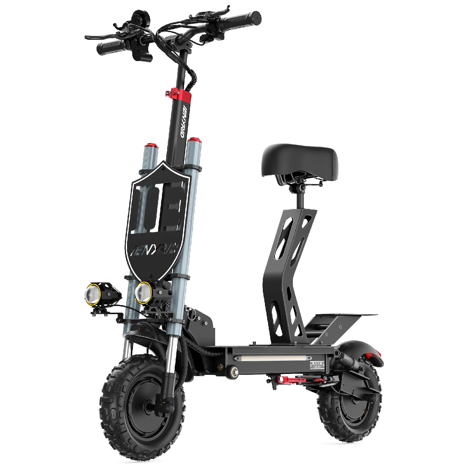IENYRID ES20 1200 W x 2 dubbele motor 11 inch off-road elektrische scooter 20 Ah batterij