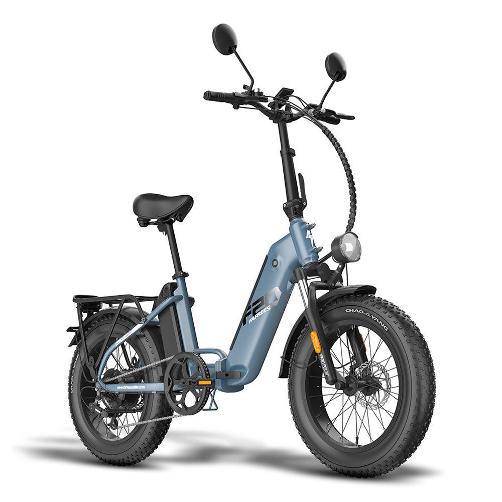 Fafrees FF20 Polar 20"-os elektromos fatbike, dupla akkumulátorral, L1e-B tanúsítvánnyal, átlépő elektromos kerékpár