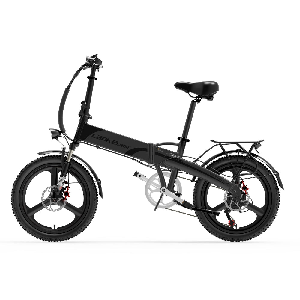 Lankeleisi G660 500W 20" Bicicleta eléctrica plegable City E-bike 12.8Ah