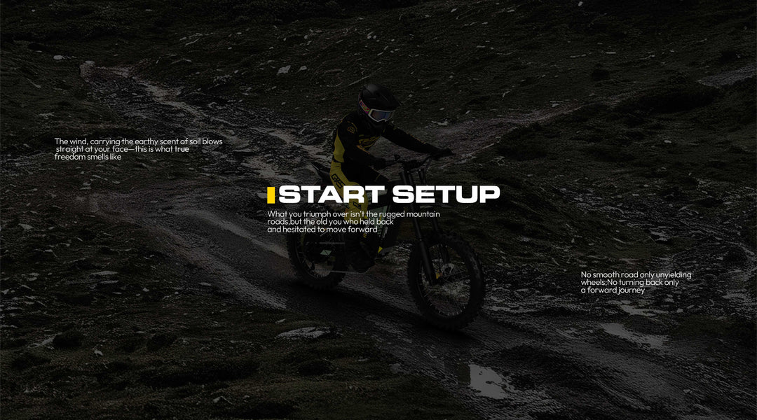 Coswheel R6000 17" Elektro-Geländemotorrad 1800 Wh E-Mountainbike