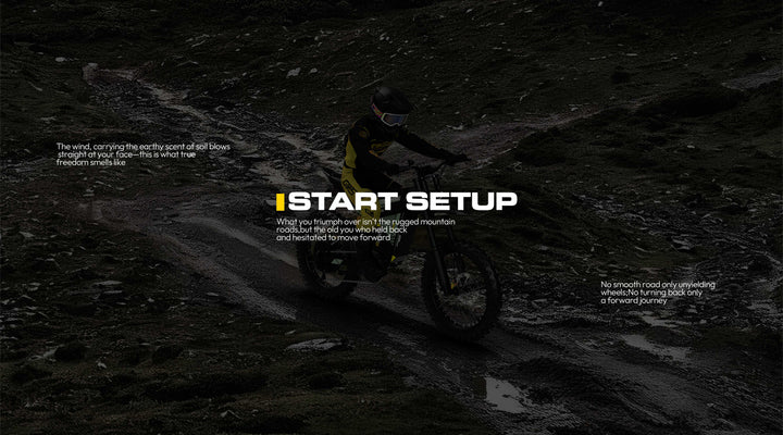 Coswheel R6000 17" Elektro-Geländemotorrad 1800 Wh E-Mountainbike