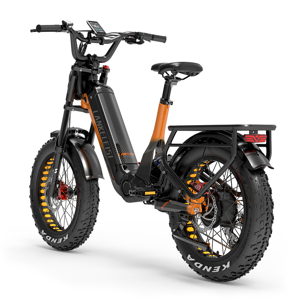 Lankeleisi RX800 Plus 1000W 20" Fat Bike Bicicleta eléctrica con suspensión total 48V 20Ah Batería Samsung SUV E-Bike