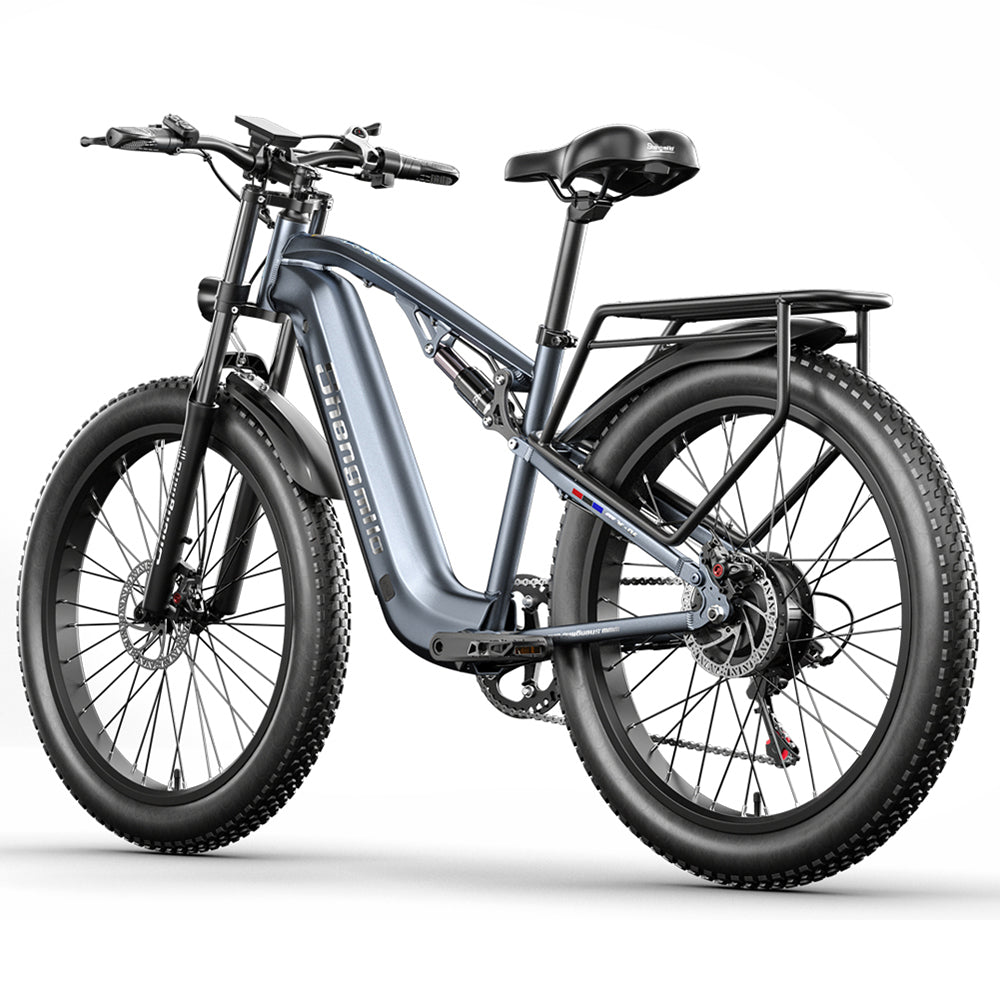 Shengmilo MX05 26" Fat Bike E-Mountain Bike with 500W Bafang Motor 17.5Ah Samsung Battery SUV E-Bike