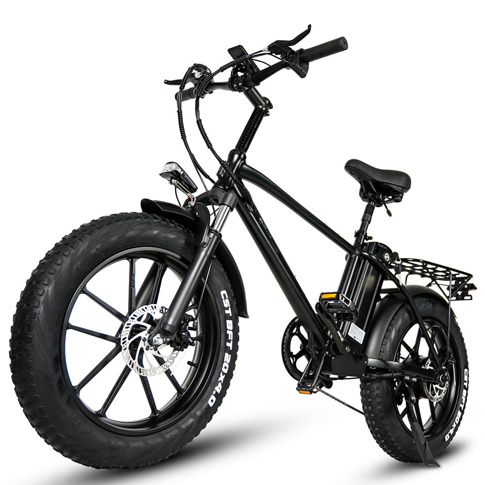 CMACEWHEEL T20 750W 20" Fatbike Elektro Mountainbike Cargo E-Bike 17Ah Akku