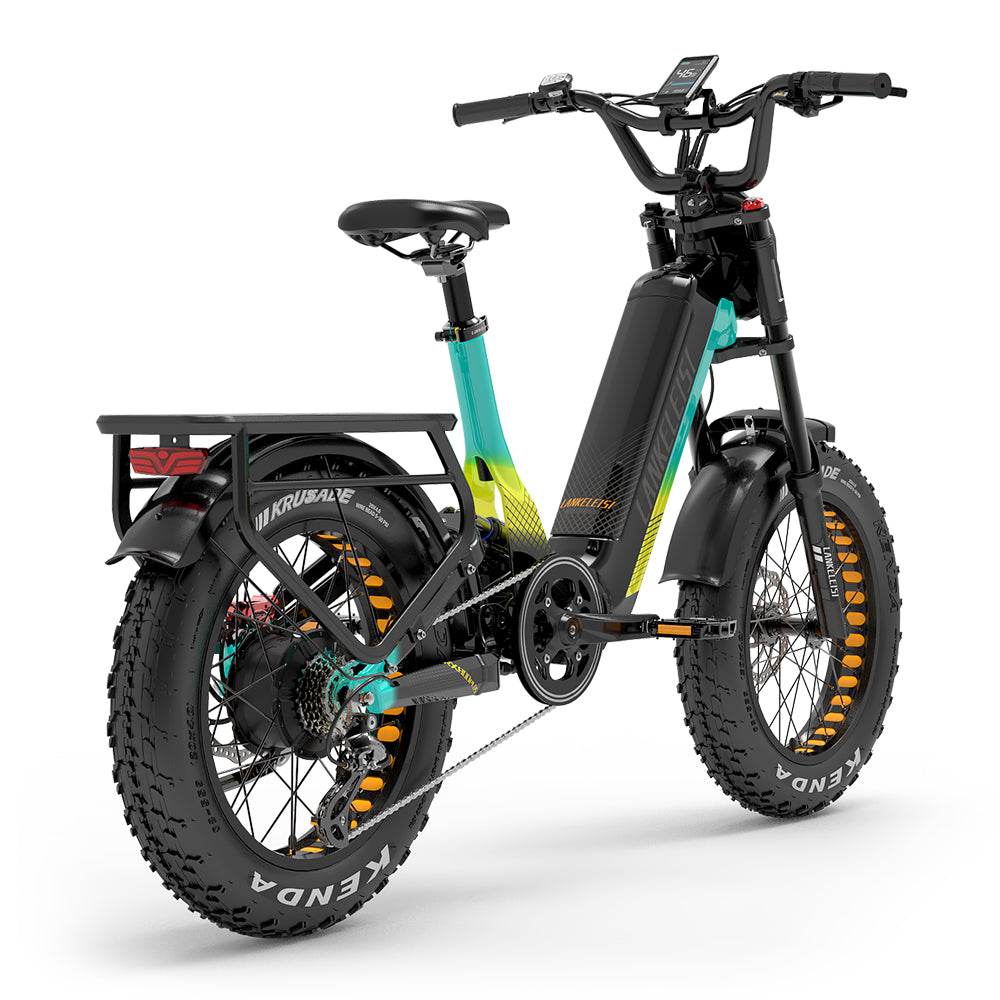 Lankeleisi RX800 Plus 1000W 20 "Fat Bike Volledig geveerde elektrische fiets 48V 20Ah Samsung Batterij SUV E-Bike