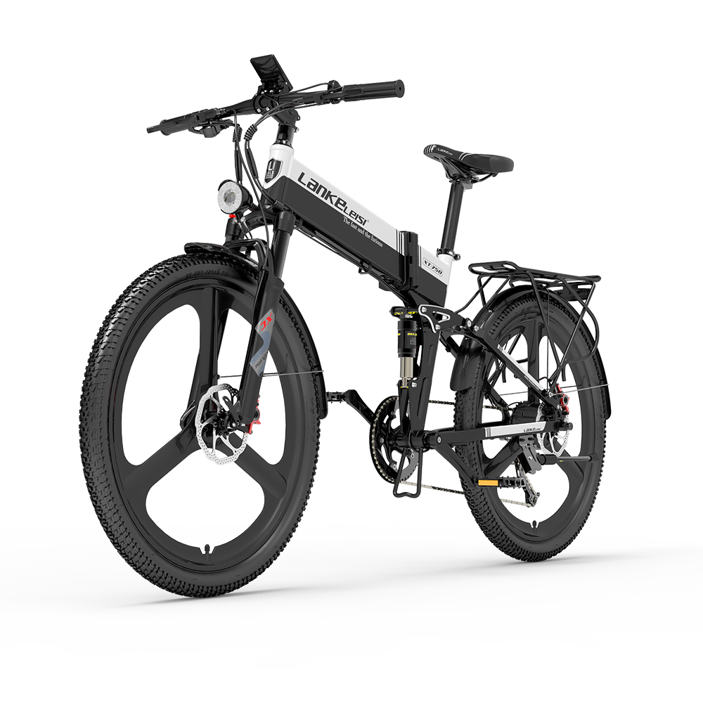 Lankeleisi XT750 Sports Version 500W 26" kokoontaittuva sähköinen maastopyörä 12,8Ah