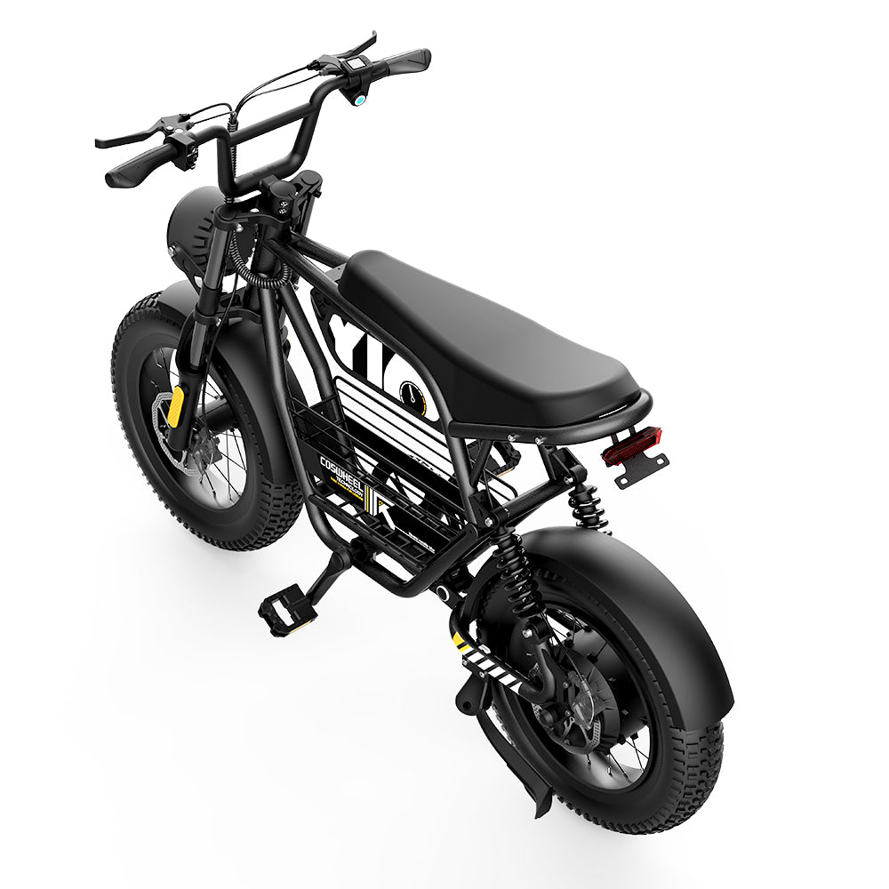 Coswheel Y16 16" Fat Bike z pełnym zawieszeniem, elektryczny rower górski EMTB 720 Wh