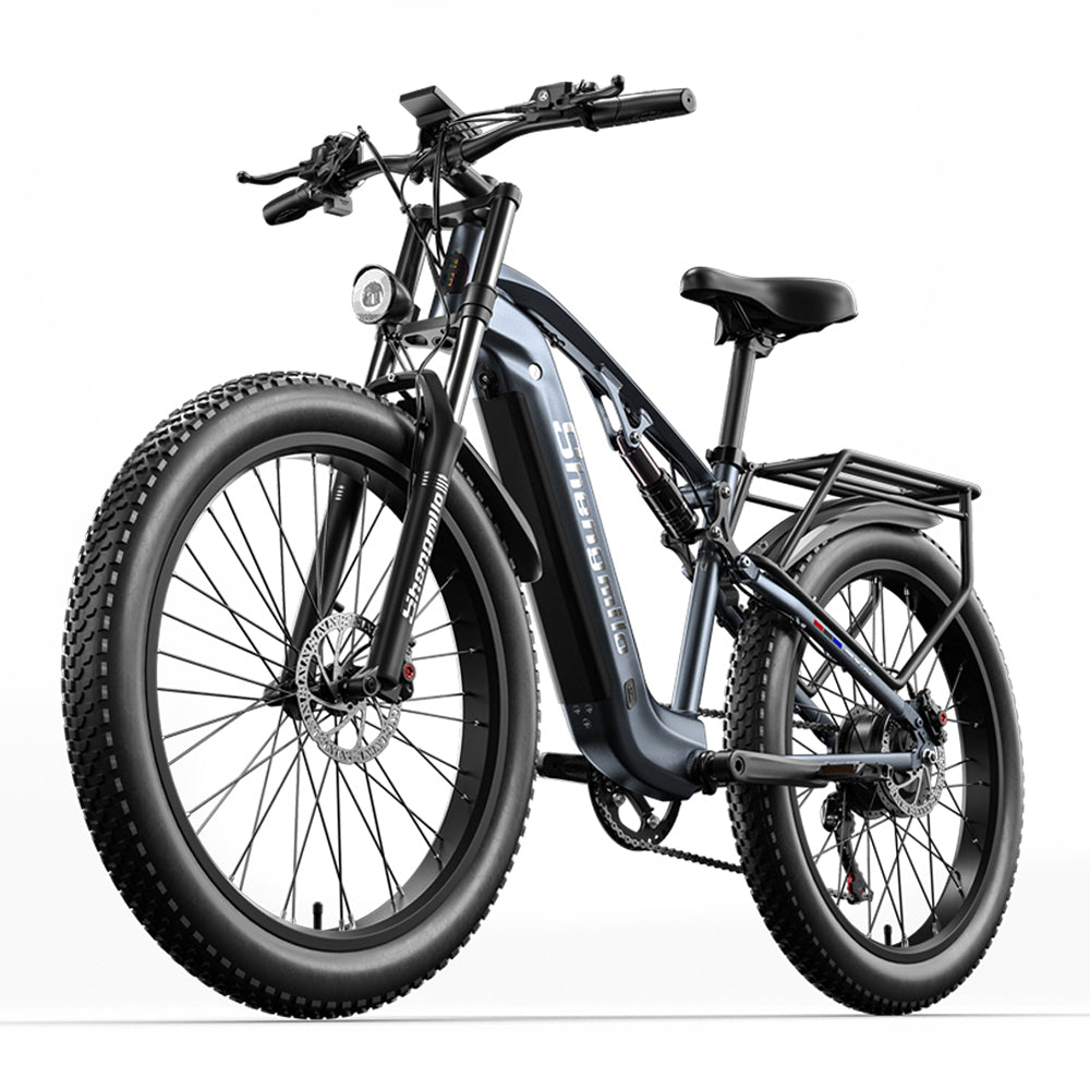 Shengmilo MX05 500W 26" Bafang Motor Fat Bike E-Maastopyörä EMTB 17.5Ah Samsung Akku