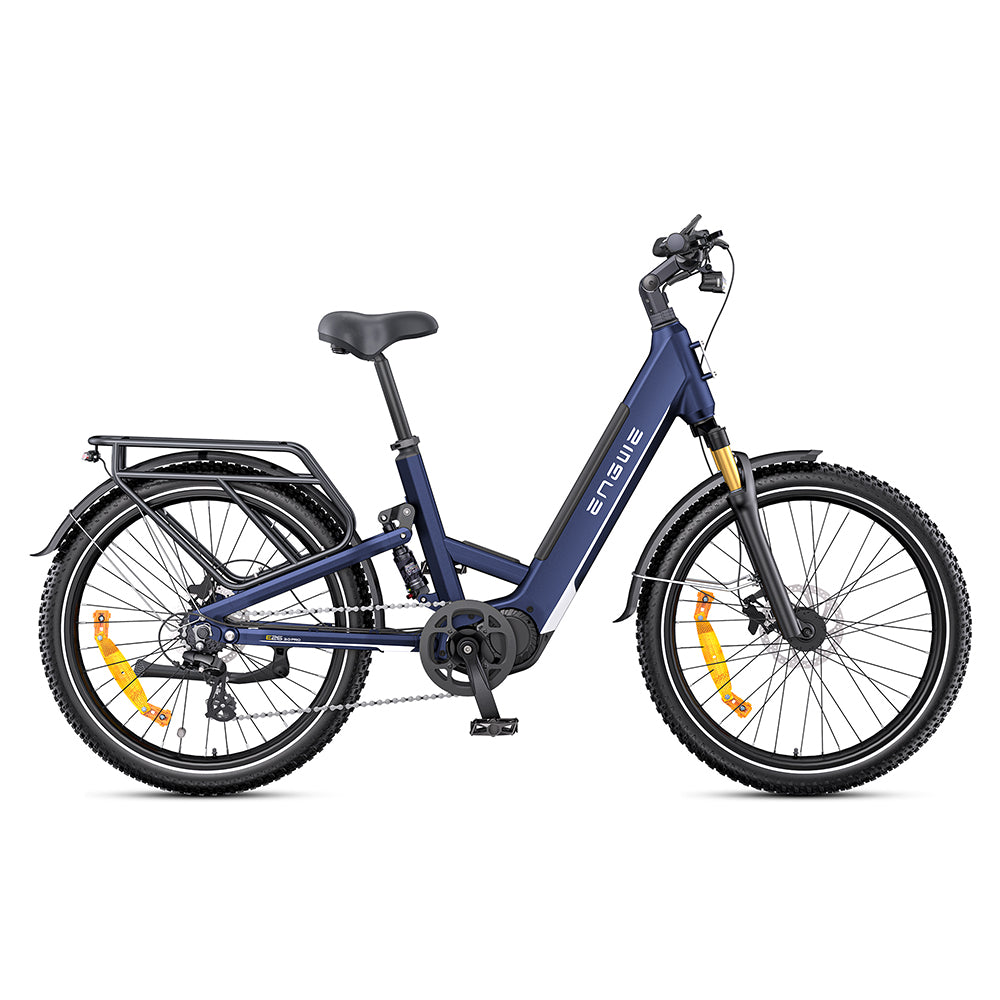 Engwe E26 3.0 Pro 250W Mivice Mid-Drive All Terrain SUV Smart E-Bike with Full Suspension 48V 15Ah Battery