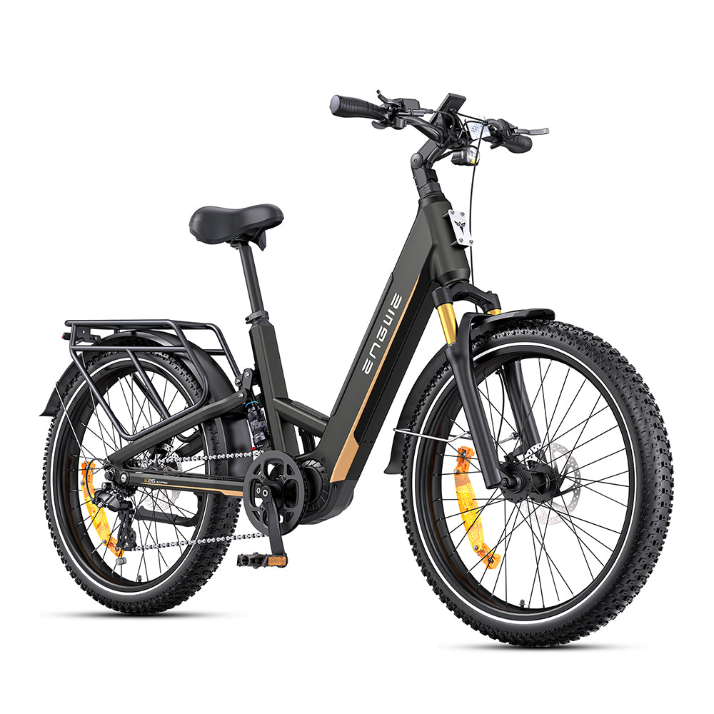 Engwe E26 3.0 Pro 250W Mivice Mid-Drive All Terrain SUV Smart E-Bike with Full Suspension 48V 15Ah Battery