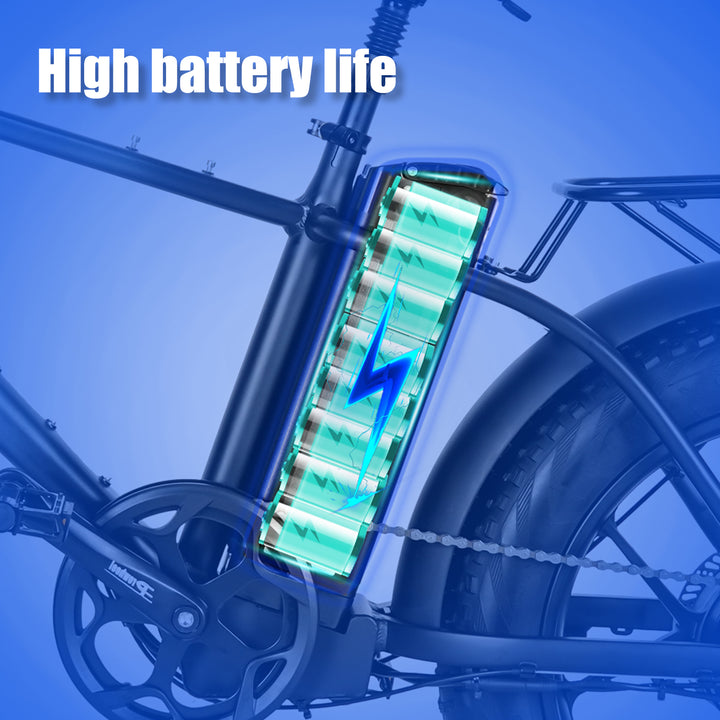 CMACEWHEEL T20 750W 20" Fat Bike 864Wh Elektryczny Rower Górski Cargo E-bike 48V 18Ah Bateria