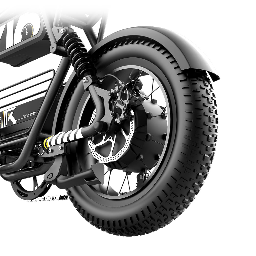 Coswheel Y16 16" Fat Bike z pełnym zawieszeniem, elektryczny rower górski EMTB 720 Wh