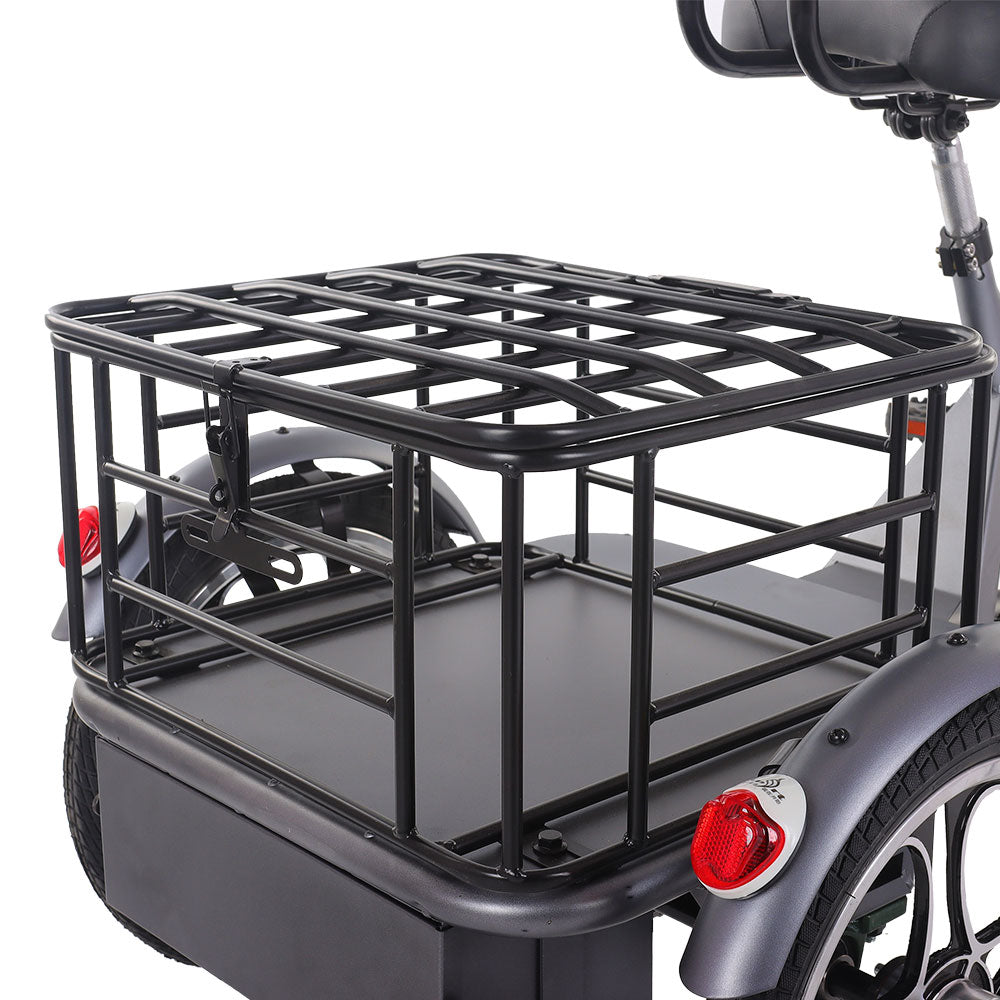 Cysum T1 250W 16" Electric Cargo Tricycle 576Wh E-Bike 48V 12Ah Battery