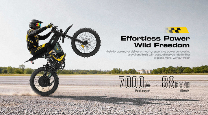 Coswheel R6000 17" Elektro-Geländemotorrad 1800 Wh E-Mountainbike