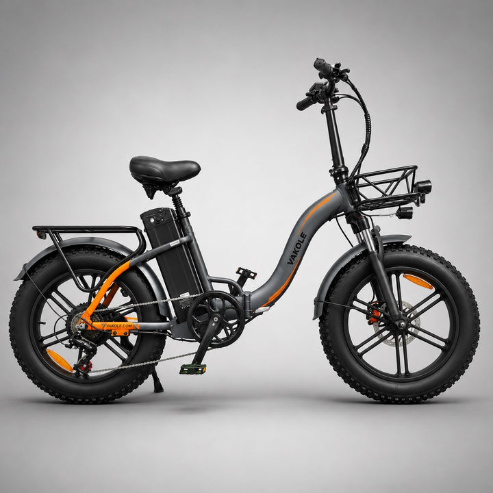 Vakole Y20 Pro Bicicleta Fat de 20" Plegable con Paso Bajo E-bike Batería de 48V 30Ah 1440Wh