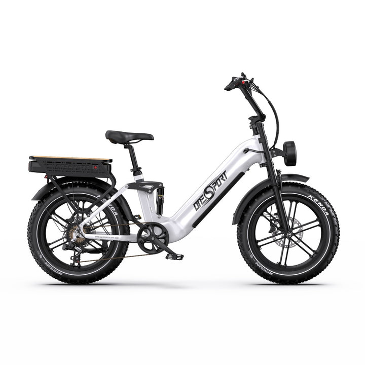 Onesport OT08 Pro 500W 20" Fat Bike Dual Batteries 1728Wh Step-through E-bike Support App