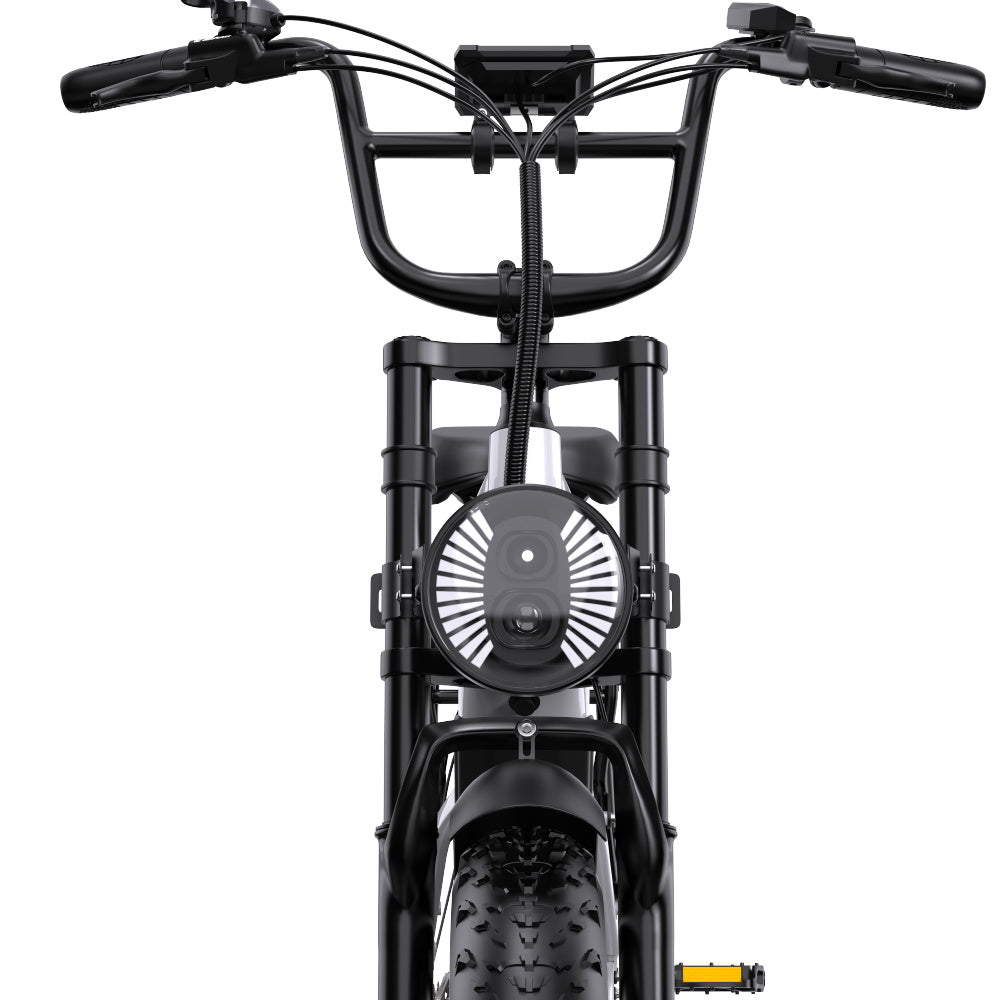 Onesport OT08 Pro 500W 20" Fat Bike Doppie Batterie 1728Wh E-bike a Passo Basso Supporto App