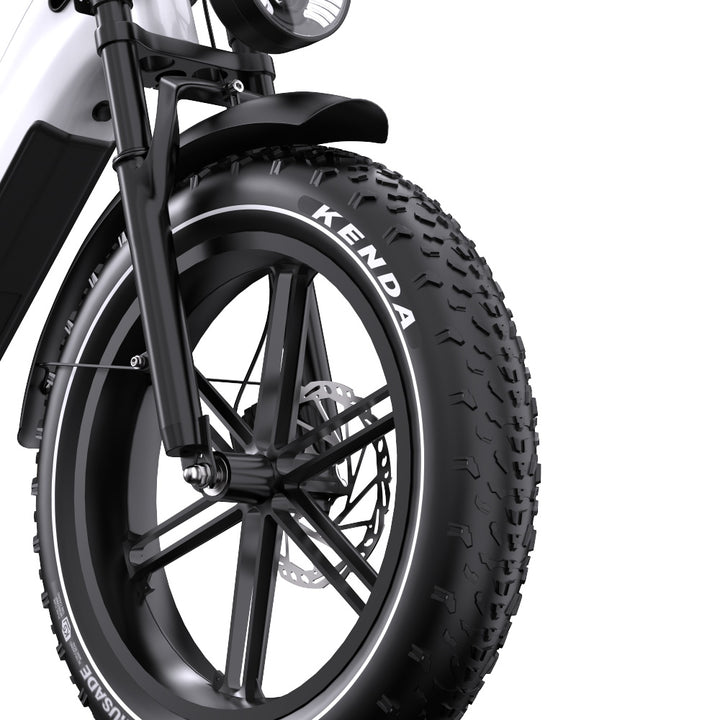 Onesport OT08 Pro 500W 20" Fat Bike Doppie Batterie 1728Wh E-bike a Passo Basso Supporto App