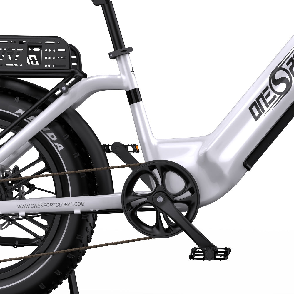 Onesport OT08 500W 20" Fat Bike 846Wh Step-through E-Bike Support App 48V 18Ah Battery