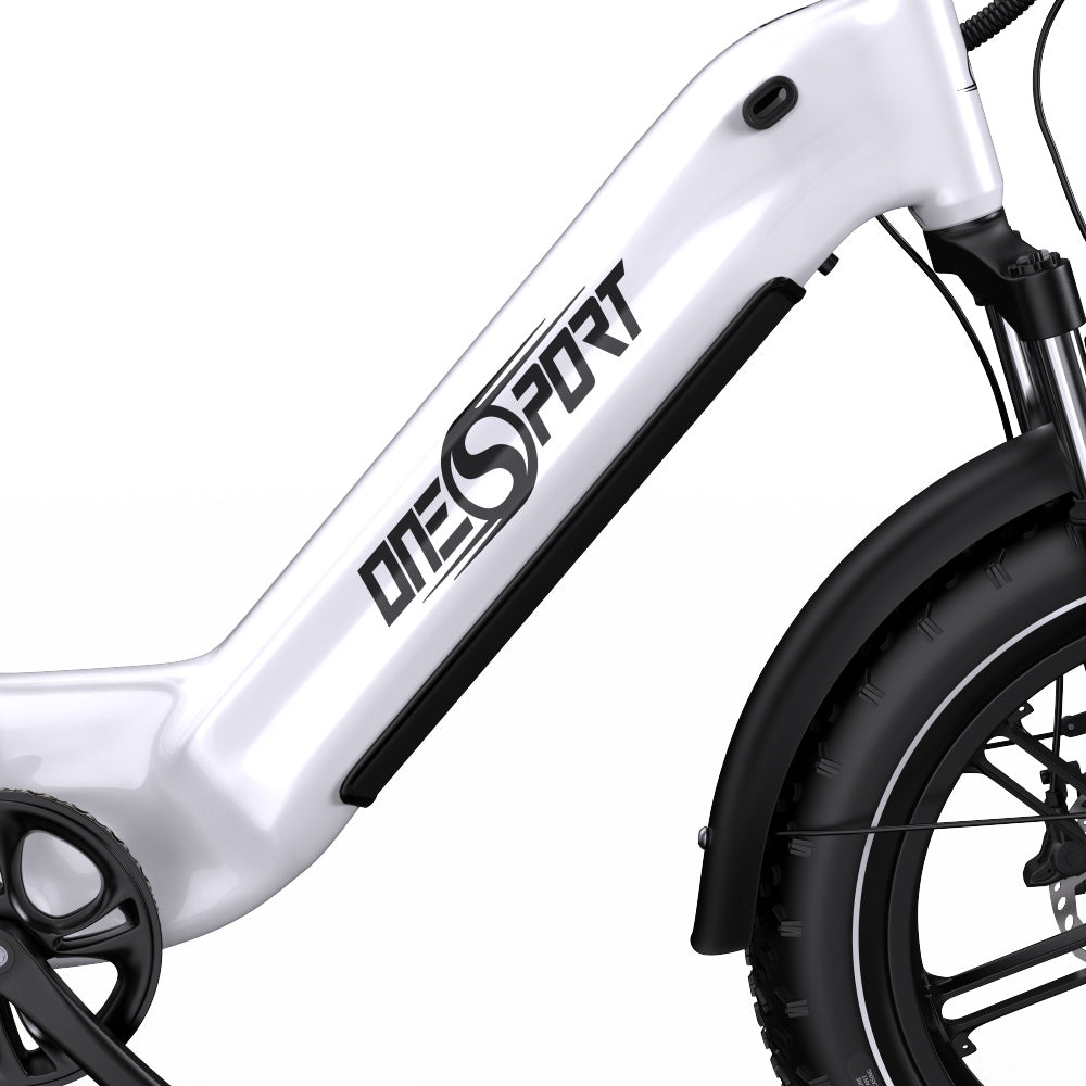 Onesport OT08 500W 20" Fat Bike 846Wh Step-through E-Bike Support App 48V 18Ah Battery