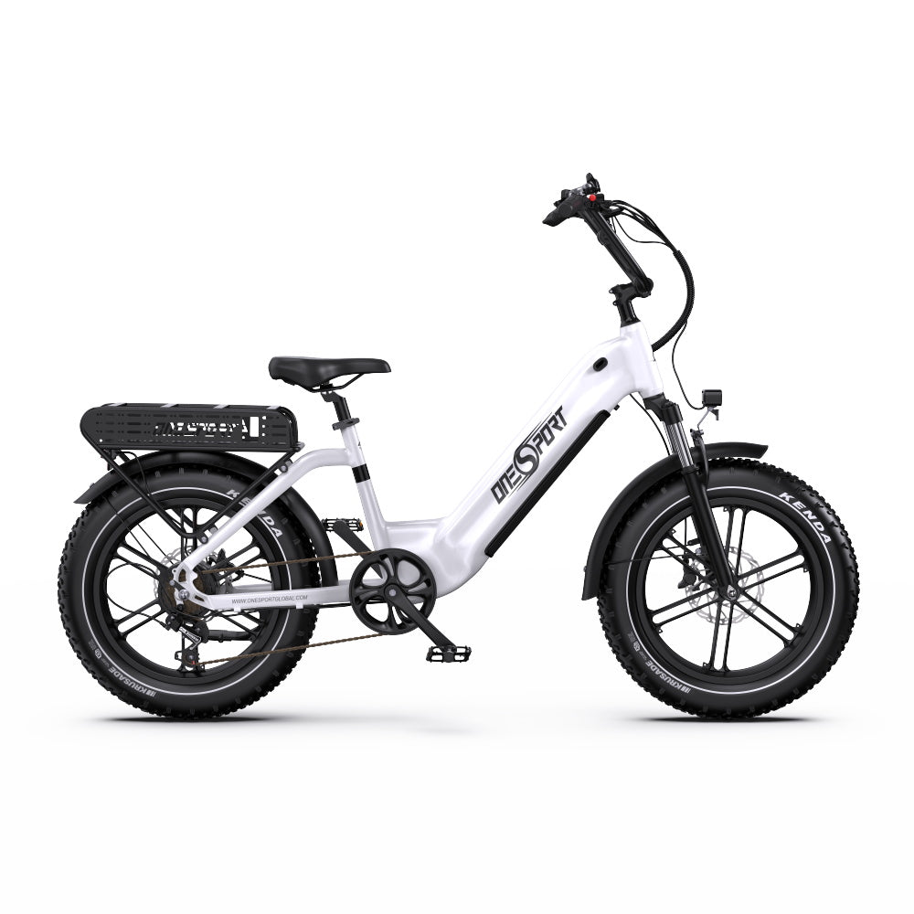 Onesport OT08 500W 20" Fat Bike 846Wh Step-through E-Bike Support App 48V 18Ah Battery