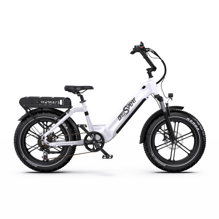 Onesport OT08 500W 20" Fat Bike 846Wh Step-through E-Bike Support App 48V 18Ah Battery