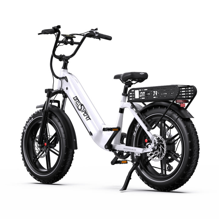 Onesport OT08 500W 20" Fat Bike 846Wh Step-through E-Bike Support App 48V 18Ah Battery
