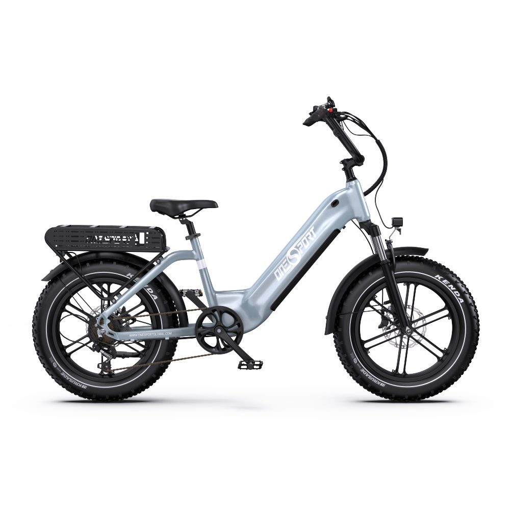 Onesport OT08 500W 20" Fat Bike 846Wh Step-through E-Bike Support App 48V 18Ah Battery