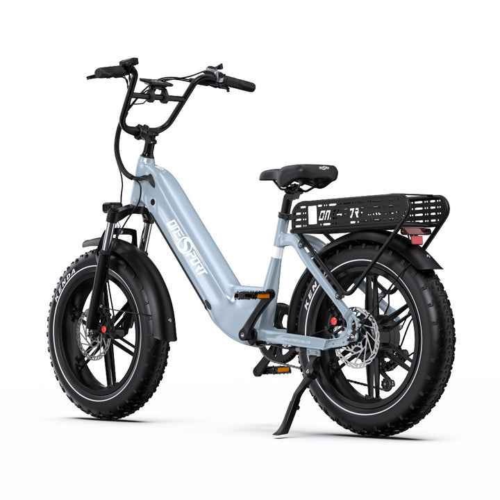 Onesport OT08 500W 20" Fat Bike 846Wh Step-through E-Bike Support App 48V 18Ah Battery