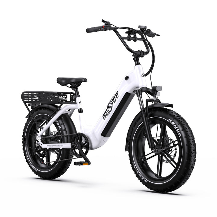 Onesport OT08 500W 20" Fat Bike 846Wh Step-through E-Bike Support App 48V 18Ah Battery