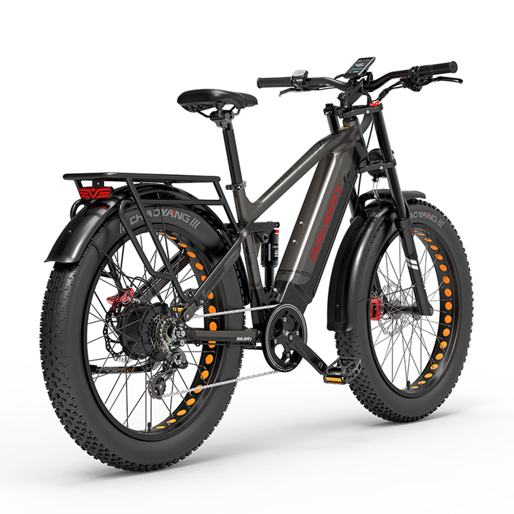 Dukawey Silvertip8 1000W 26” Fat Bike E-Mountain Bike 52V 20Ah Samsung Battery SUV E-Bike