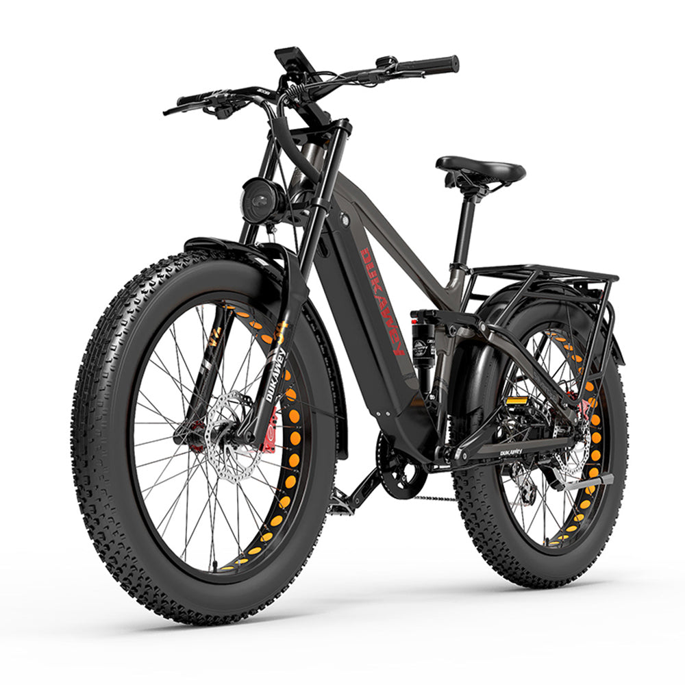 Dukawey Silvertip8 1000W 26” Fat Bike E-Mountain Bike 52V 20Ah Samsung Battery SUV E-Bike