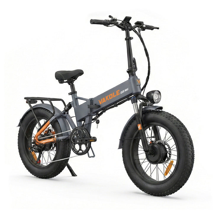 Vakole CO20 MAX 750W*2 Podwójny silnik 20" składany rower fat 960Wh z czujnikiem momentu obrotowego 20Ah bateria