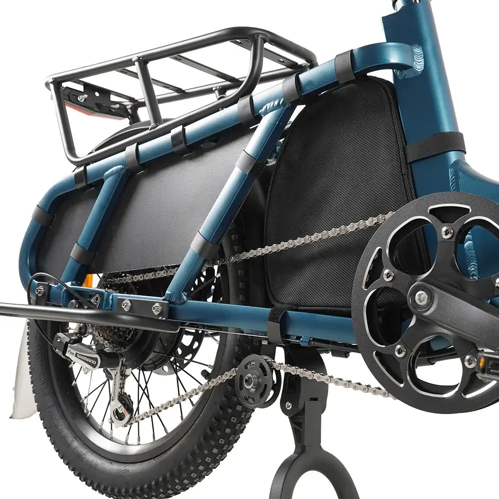 lastenrad mountainbike CMACEWHEEL HQ20 500W 20" Longtail E-Lastenrad 960Wh Cargo E-bike mit Drehmoment-Sensor