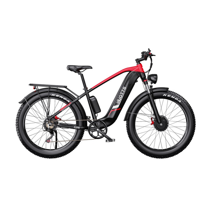 DUOTTS F26 750W*2 26" Bicicleta Eléctrica Fat Doble Motor 960Wh Samsung SUV E-bike