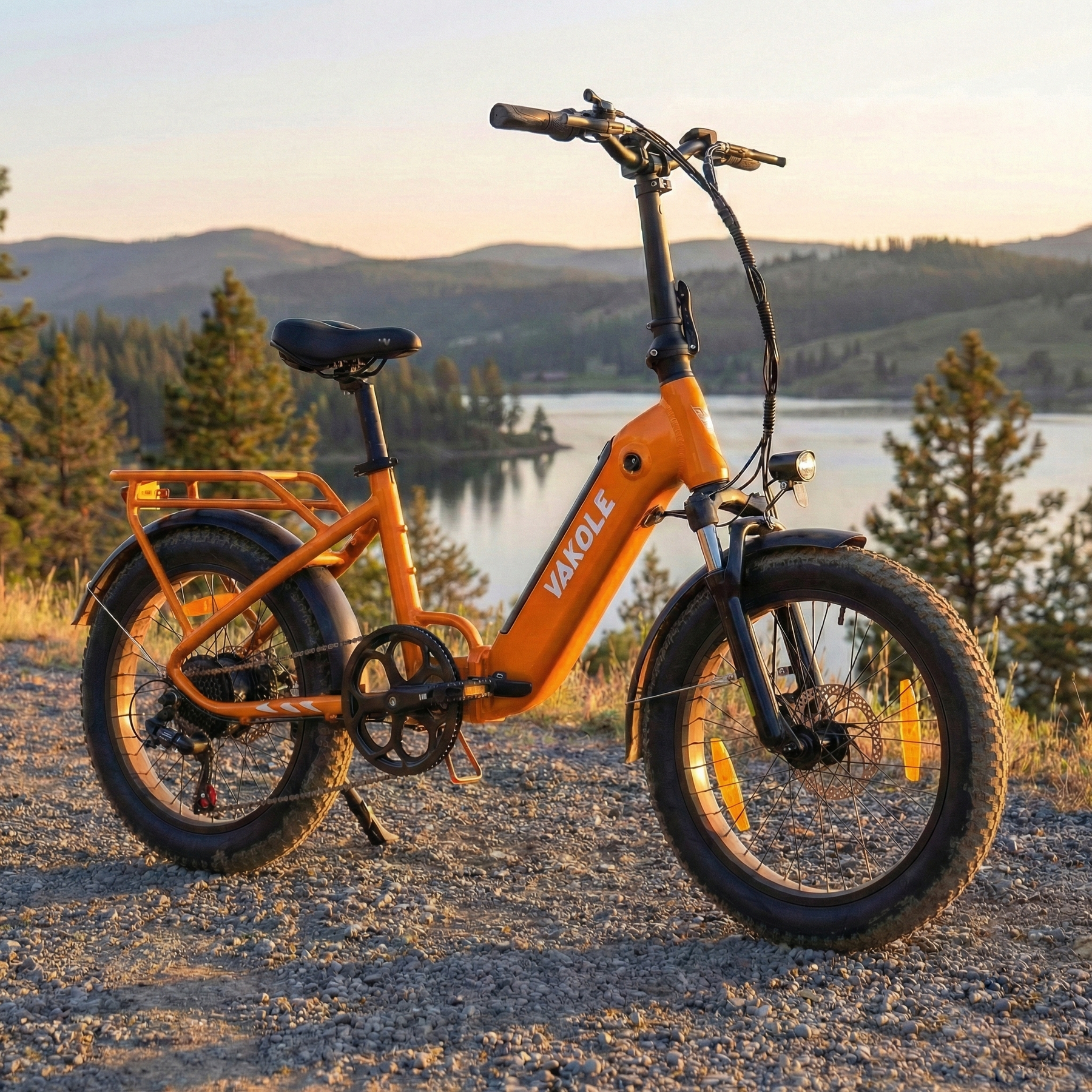 Vakole VT4 250W 20" Összecsukható Elektromos Kerékpár 13Ah Átlépő E-kerékpár