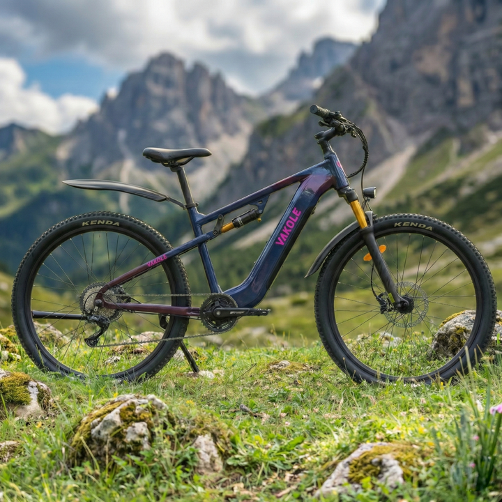 Vakole EMT29 12s 250W 29" E-Mountain Bike 691Wh Cross-Country Full Suspension EMTB con Sensore di Coppia Batteria 48V 14.4Ah