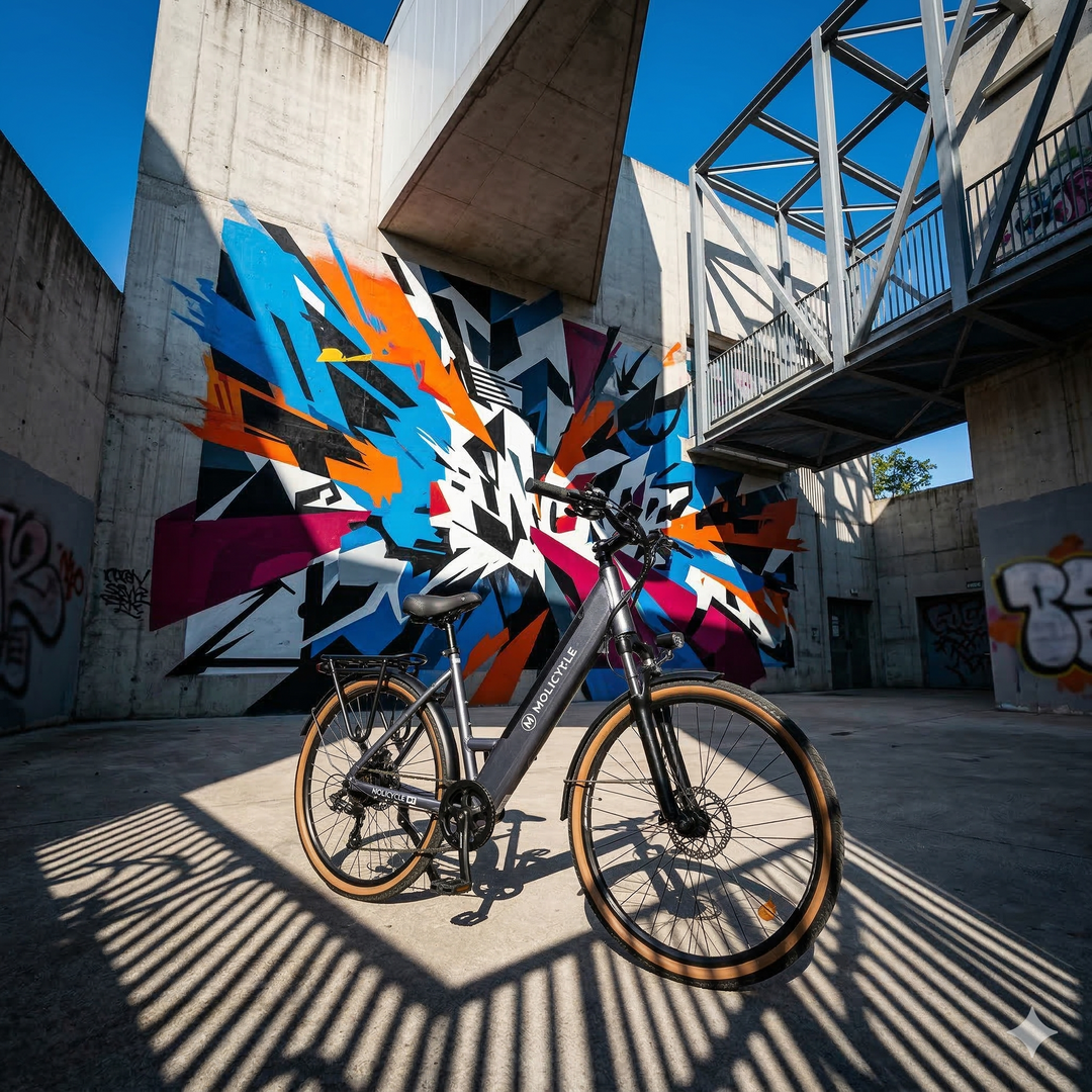 Molicycle R1 250W 26" Sähköinen Kaupunkipyörä 532Wh Akku Vääntö Anturi 14.5Ah Tuki APP:lle